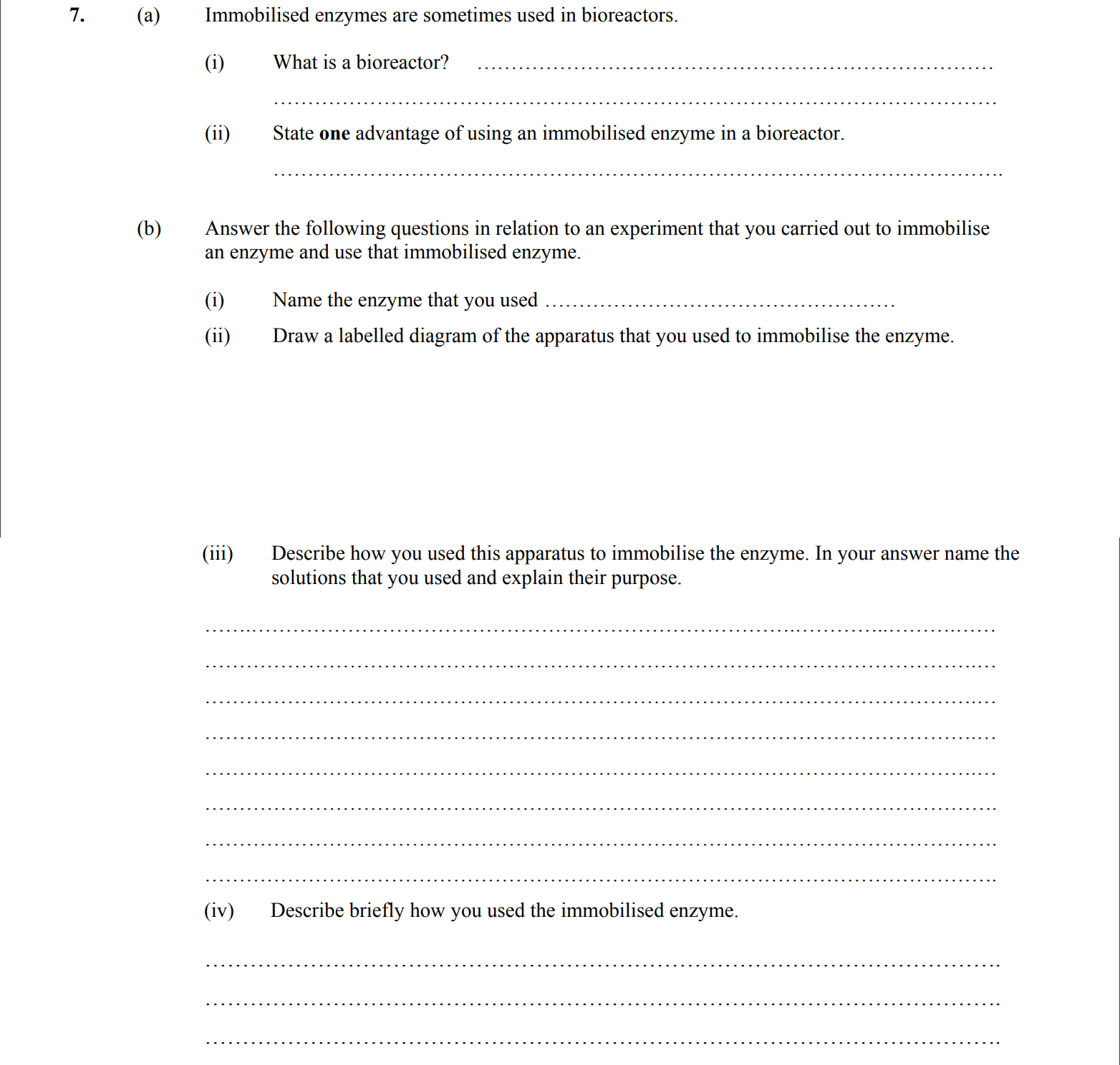 Immobilised-enzymes-are-sometimes-used-in-bioreactors-Leaving Cert Biology-Question 7-2005.png
