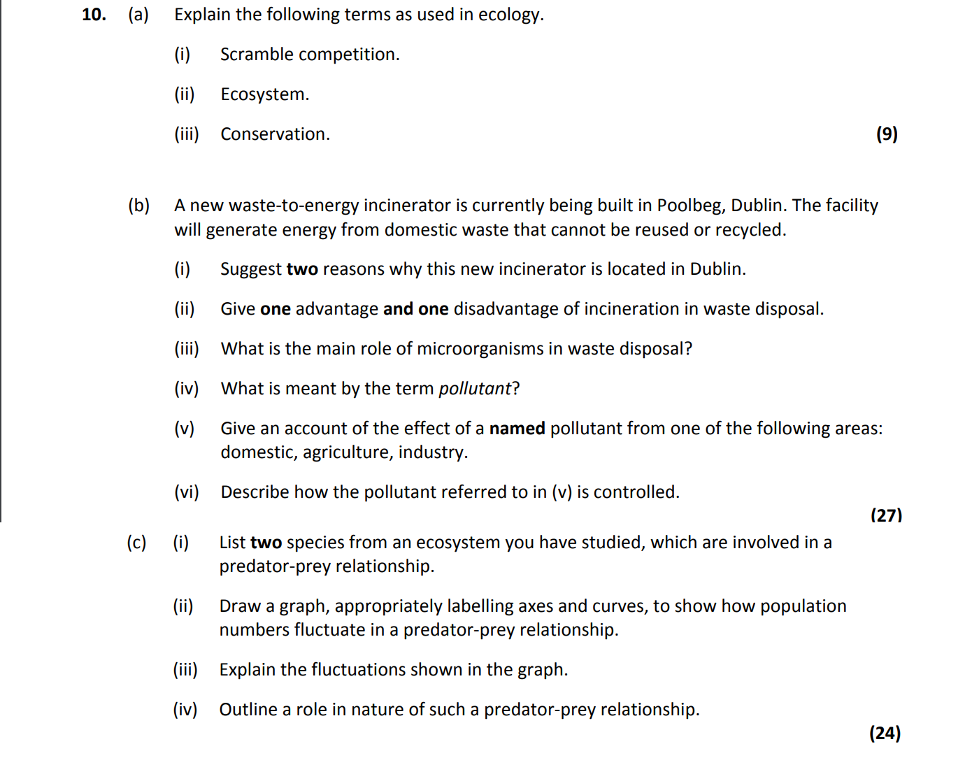 10.-(a)-Explain-the-following-terms-as-used-in-ecology-Leaving Cert Biology-Question 10-2017.png