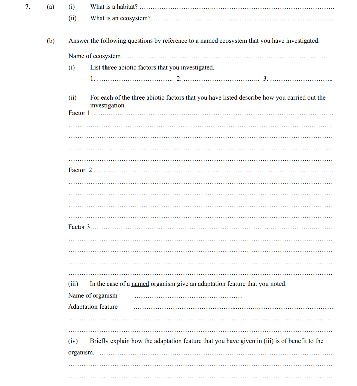 (a)-(i)-What-is-a-habitat?--A-habitat-is-the-place-where-an-organism-or-species-lives-Leaving Cert Biology-Question 7-2008.png