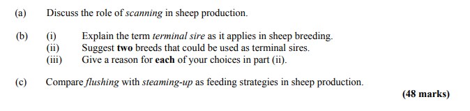 Discuss-the-role-of-scanning-in-sheep-production-Leaving Cert Agricultural Science-Question Question 1-2012.png