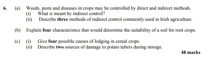 6.-(a)-Weeds,-pests-and-diseases-in-crops-may-be-controlled-by-direct-and-indirect-methods-Leaving Cert Agricultural Science-Question 6-2016.png