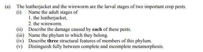 The-leatherjacket-and-the-wireworm-are-the-larval-stages-of-two-important-crop-pests-Leaving Cert Agricultural Science-Question a)-2016.png