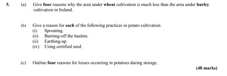 5.-(a)-Give-four-reasons-why-the-area-under-wheat-cultivation-is-much-less-than-the-area-under-barley-cultivation-in-Ireland-Leaving Cert Agricultural Science-Question 5-2012.png