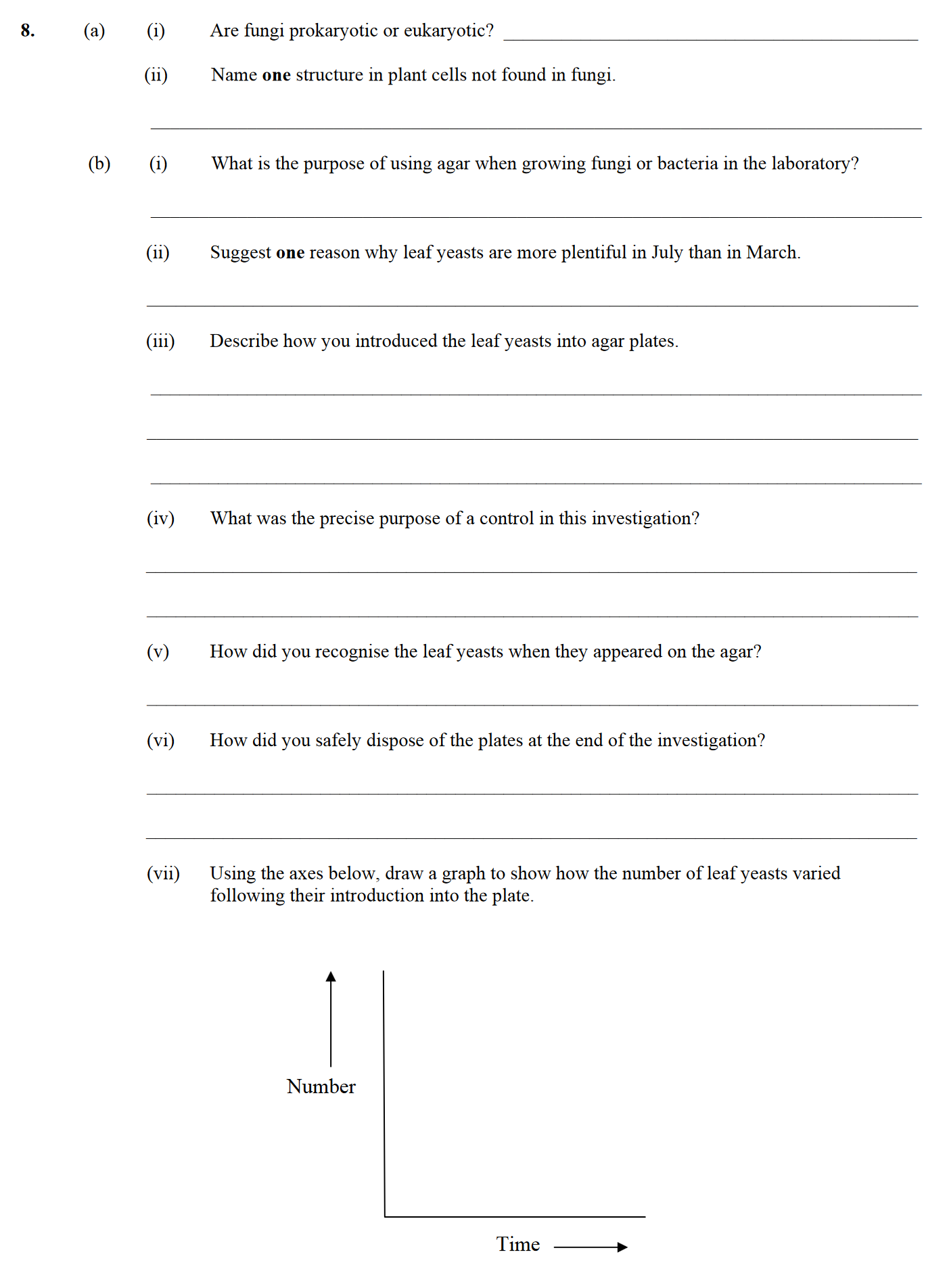 8.-(a)--(i)-Are-fungi-prokaryotic-or-eukaryotic?----(ii)-Name-one-structure-in-plant-cells-not-found-in-fungi-Leaving Cert Biology-Question 8-2012.png