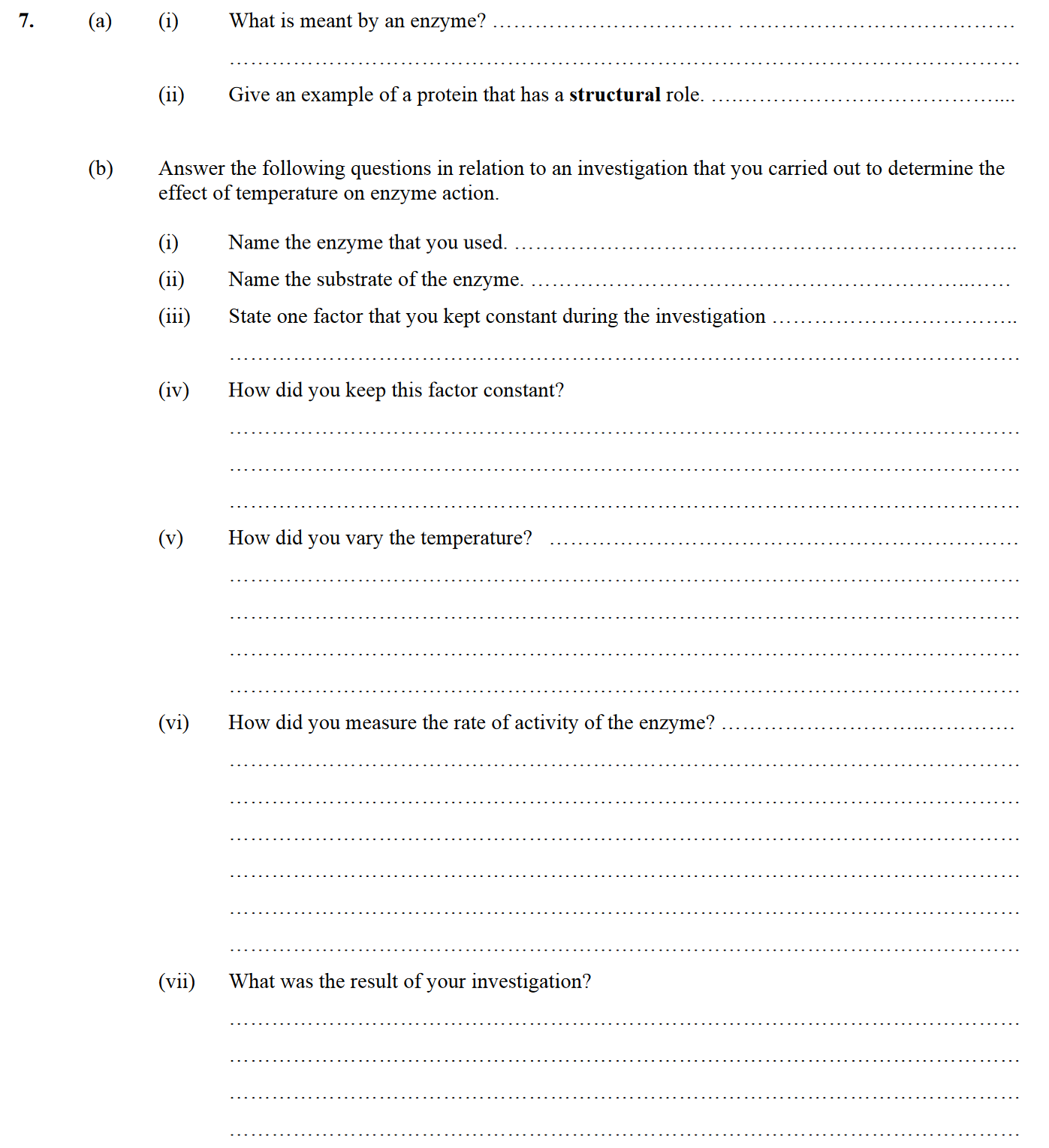 (a)-(i)-What-is-meant-by-an-enzyme?---An-enzyme-is-a-biological-catalyst-that-speeds-up-chemical-reactions-in-living-organisms-without-being-consumed-in-the-process-Leaving Cert Biology-Question 7-2007.png