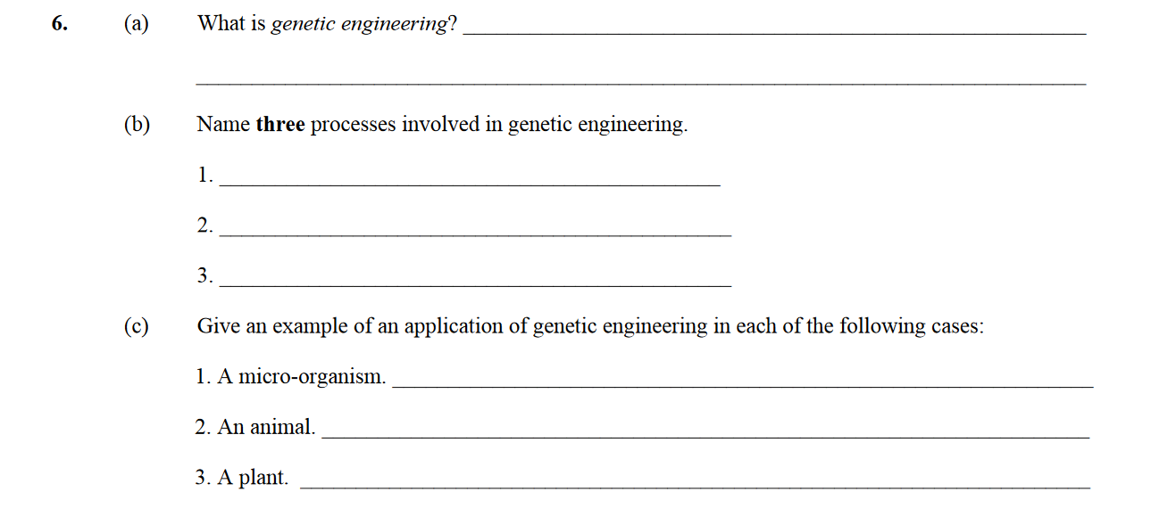What-is-genetic-engineering?--Name-three-processes-involved-in-genetic-engineering-Leaving Cert Biology-Question 6-2009.png