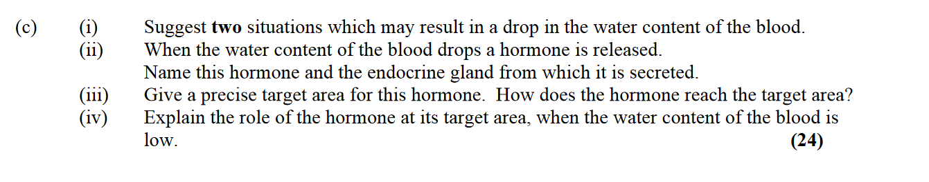 Suggest-two-situations-which-may-result-in-a-drop-in-the-water-content-of-the-blood-Leaving Cert Biology-Question c-2008.png