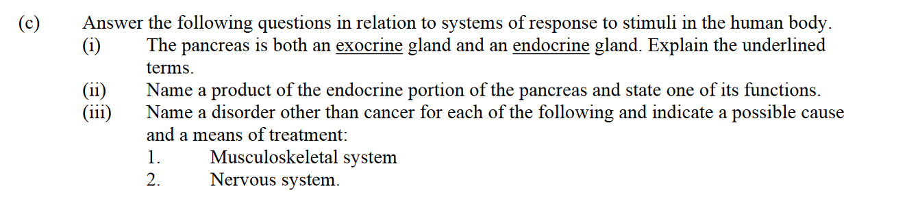Answer-the-following-questions-in-relation-to-systems-of-response-to-stimuli-in-the-human-body-Leaving Cert Biology-Question c-2005.png