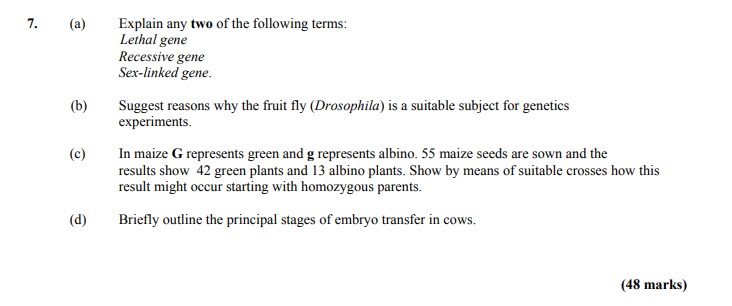 Explain-any-two-of-the-following-terms:-Lethal-gene-Recessive-gene-Sex-linked-gene-Leaving Cert Agricultural Science-Question 7-2009.png