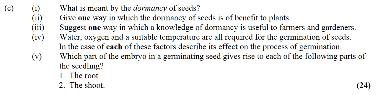 What-is-meant-by-the-dormancy-of-seeds?--Give-one-way-in-which-the-dormancy-of-seeds-is-of-benefit-to-plants-Leaving Cert Biology-Question c-2010.png