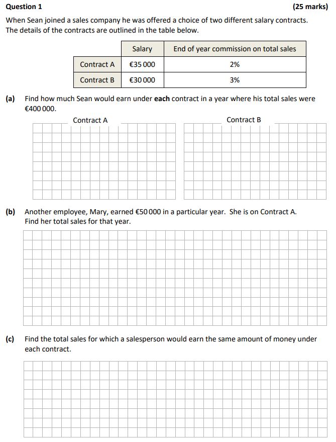When-Sean-joined-a-sales-company-he-was-offered-a-choice-of-two-different-salary-contracts-Leaving Cert Mathematics-Question 1-2018.png