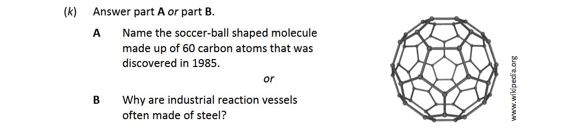 Answer-part-A-or-part-B-Leaving Cert Chemistry-Question k-2018.png