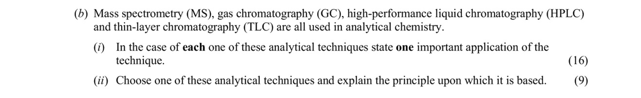 Mass-spectrometry-(MS),-gas-chromatography-(GC),-high-performance-liquid-chromatography-(HPLC)-and-thin-layer-chromatography-(TLC)-are-all-used-in-analytical-chemistry-Leaving Cert Chemistry-Question b-2008.png