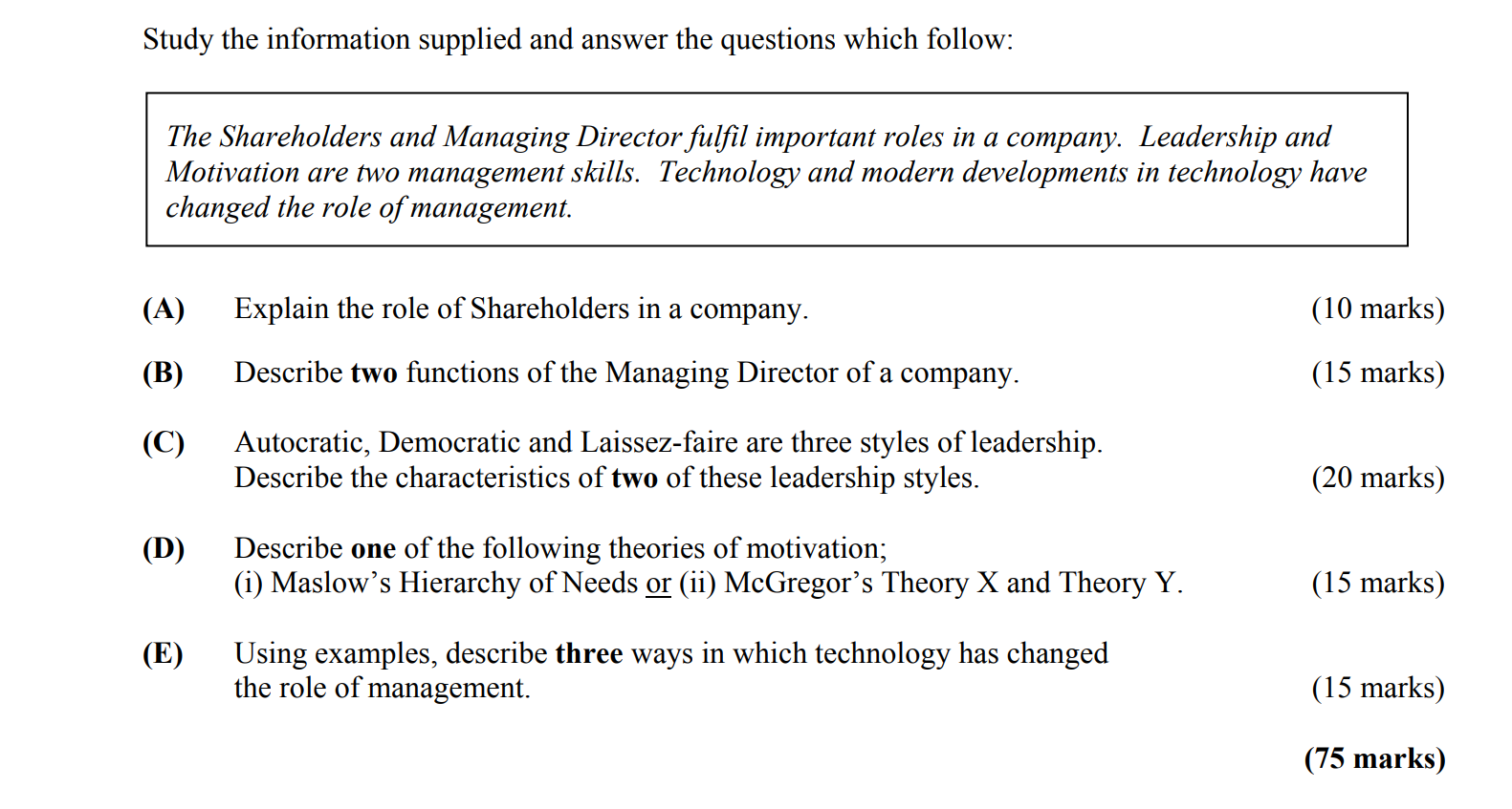 Explain-the-role-of-Shareholders-in-a-company-Leaving Cert Business-Question A-2007.png