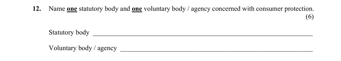 Name-one-statutory-body-and-one-voluntary-body-/-agency-concerned-with-consumer-protection-Leaving Cert Home Economics-Question 12-2014.png