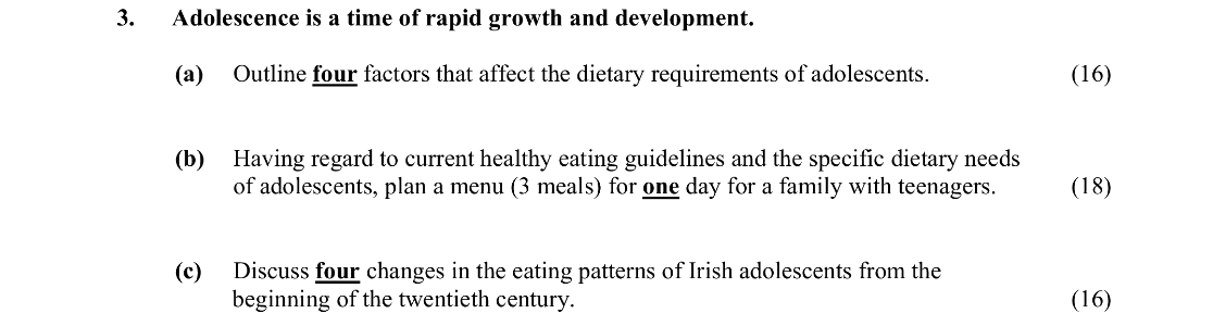 Answer-each-of-the-following-questions-Leaving Cert Home Economics-Question 2-2012.png