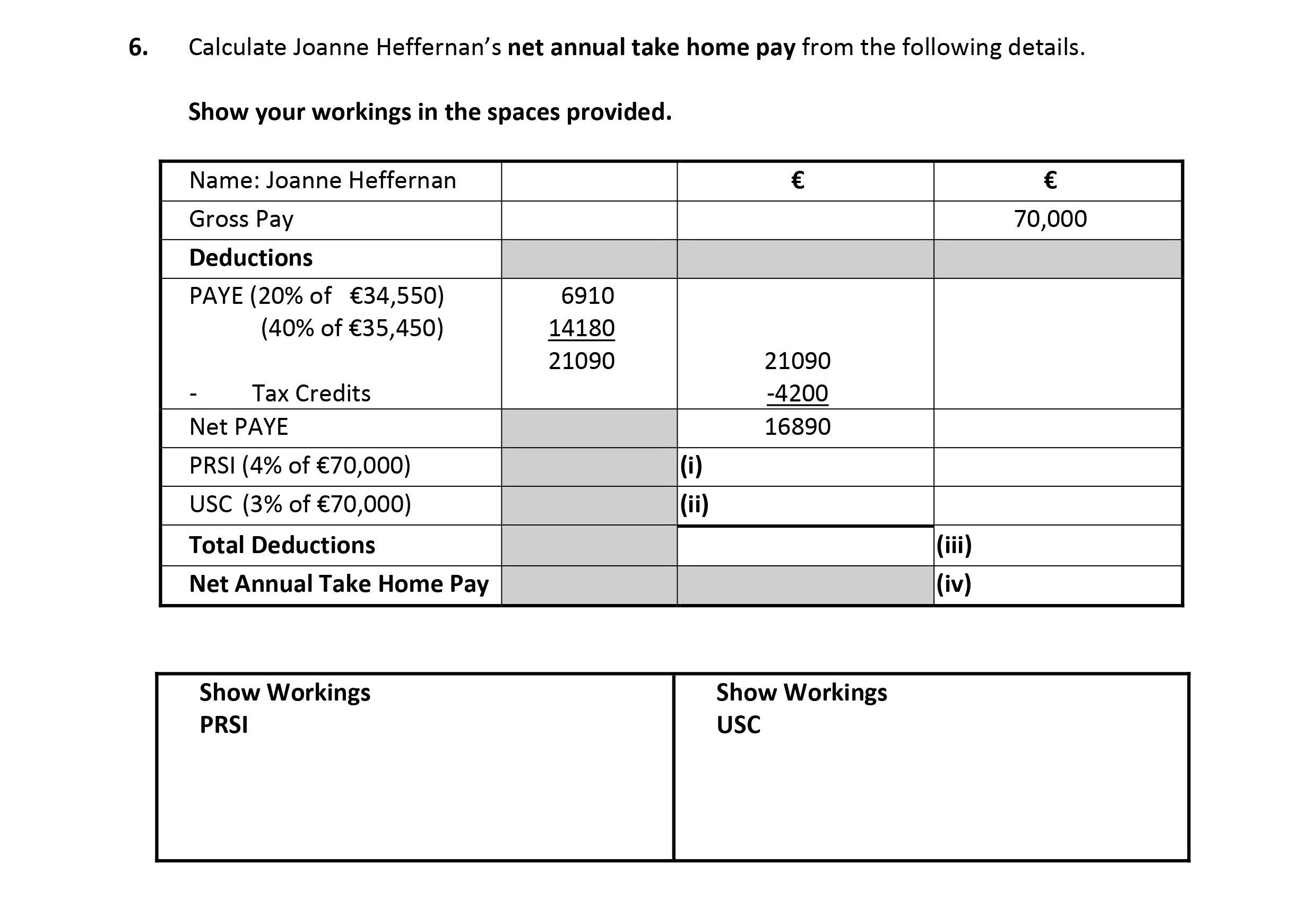 Calculate-Joanne-Heffernan’s-net-annual-take-home-pay-from-the-following-details-Leaving Cert Business-Question 6-2018.png