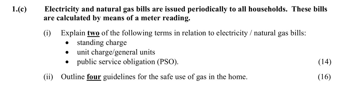 Electricity-and-natural-gas-bills-are-issued-periodically-to-all-households-Leaving Cert Home Economics-Question 1(c)-2008.png