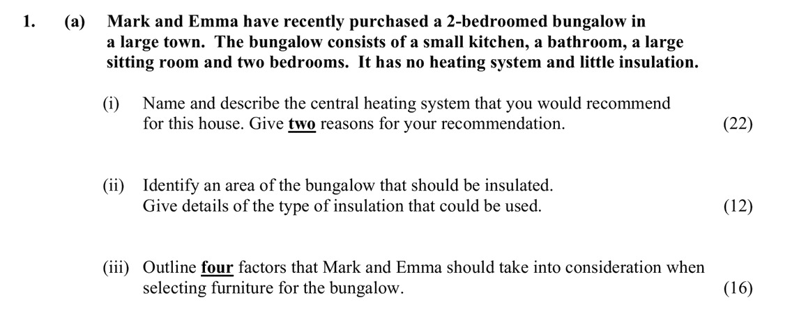 Mark-and-Emma-have-recently-purchased-a-2-bedroomed-bungalow-in-a-large-town-Leaving Cert Home Economics-Question 1(a)-2007.png