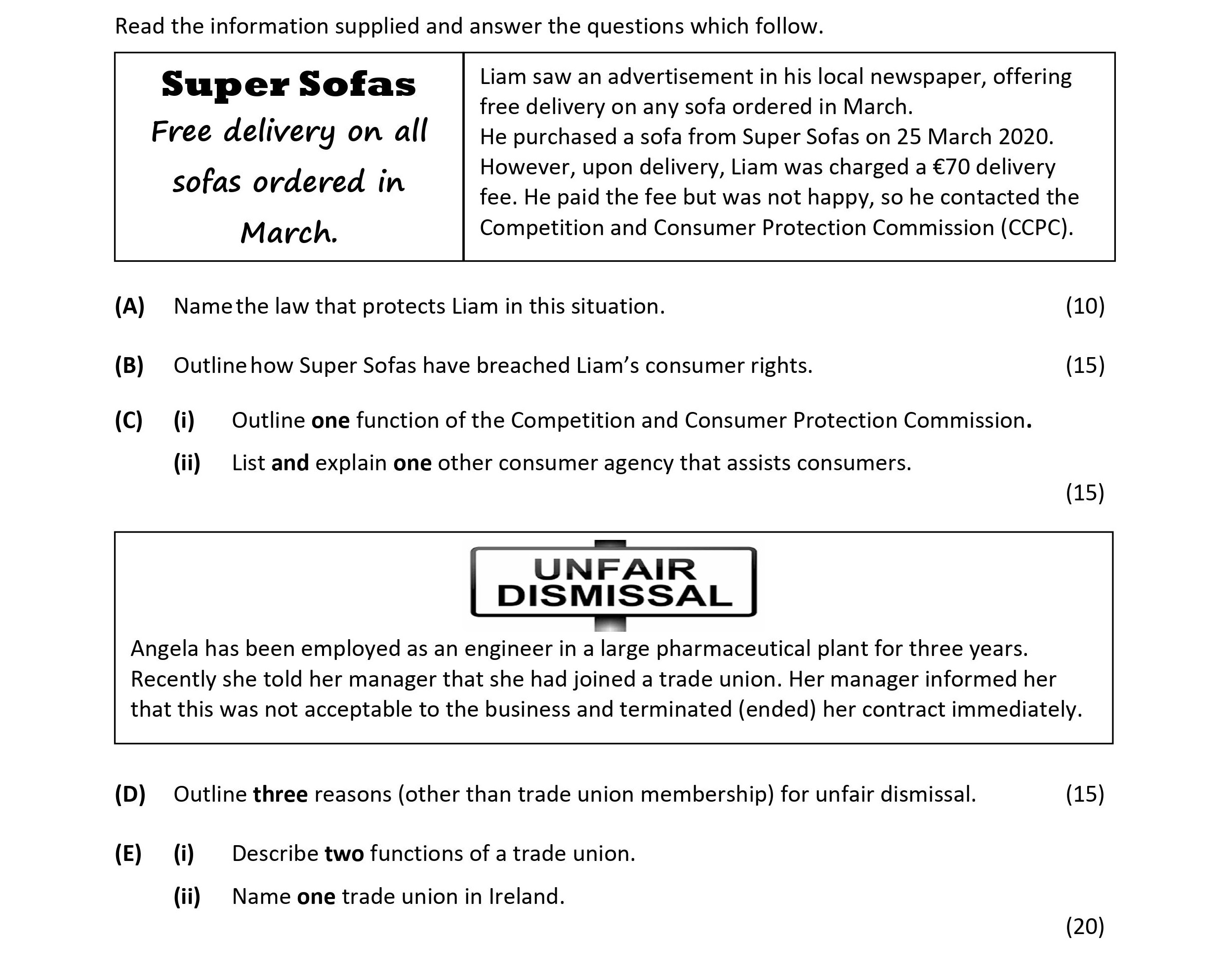 Read-the-information-supplied-and-answer-the-questions-which-follow-Leaving Cert Business-Question 1-2020.png