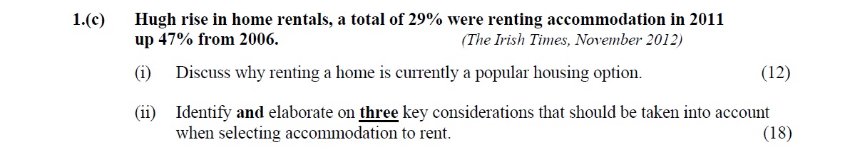 Discuss-why-renting-a-home-is-currently-a-popular-housing-option-Leaving Cert Home Economics-Question 1(c)-2013.png