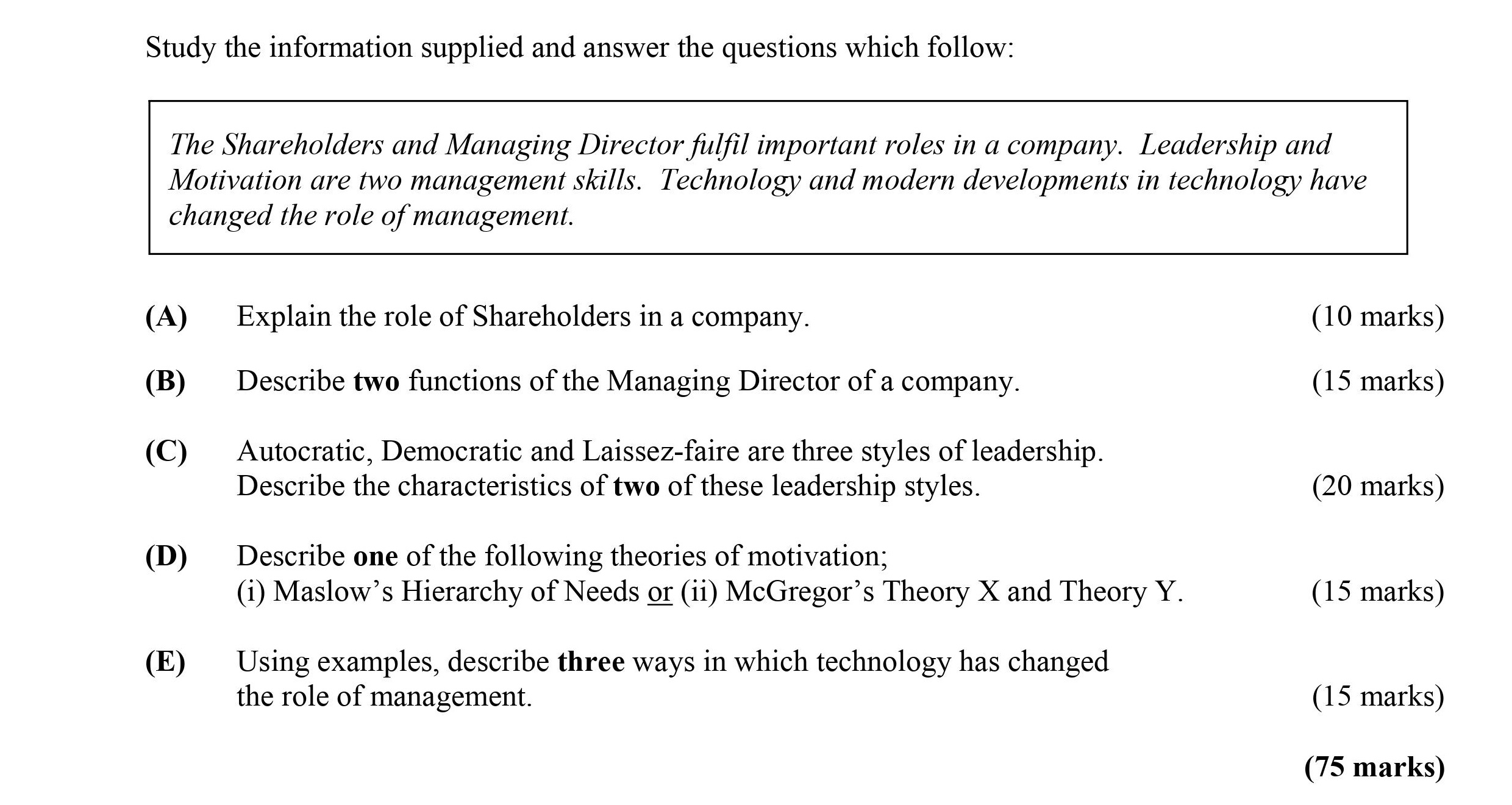 Explain-the-role-of-Shareholders-in-a-company-Leaving Cert Business-Question A-2007.png