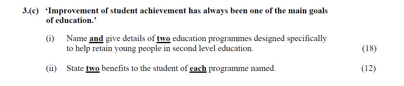 ‘Improvement-of-student-achievement-has-always-been-one-of-the-main-goals-of-education.’--(i)-Name-and-give-details-of-two-education-programmes-designed-specifically-to-help-retain-young-people-in-second-level-education-Leaving Cert Home Economics-Question 3(c)-2012.png