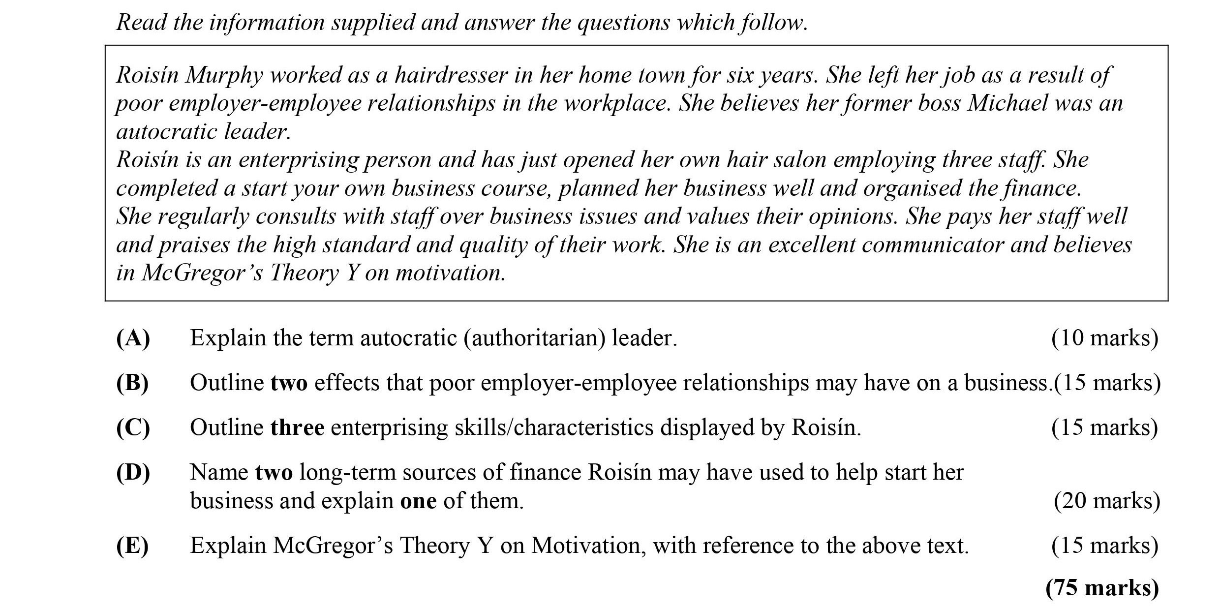 Roisin-Murphy-worked-as-a-hairdresser-in-her-home-town-for-six-years-Leaving Cert Business-Question 4-2010.png