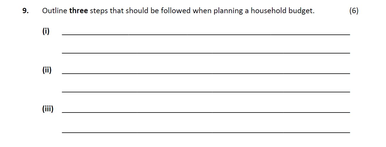 Outline-three-steps-that-should-be-followed-when-planning-a-household-budget-Leaving Cert Home Economics-Question 9-2018.png