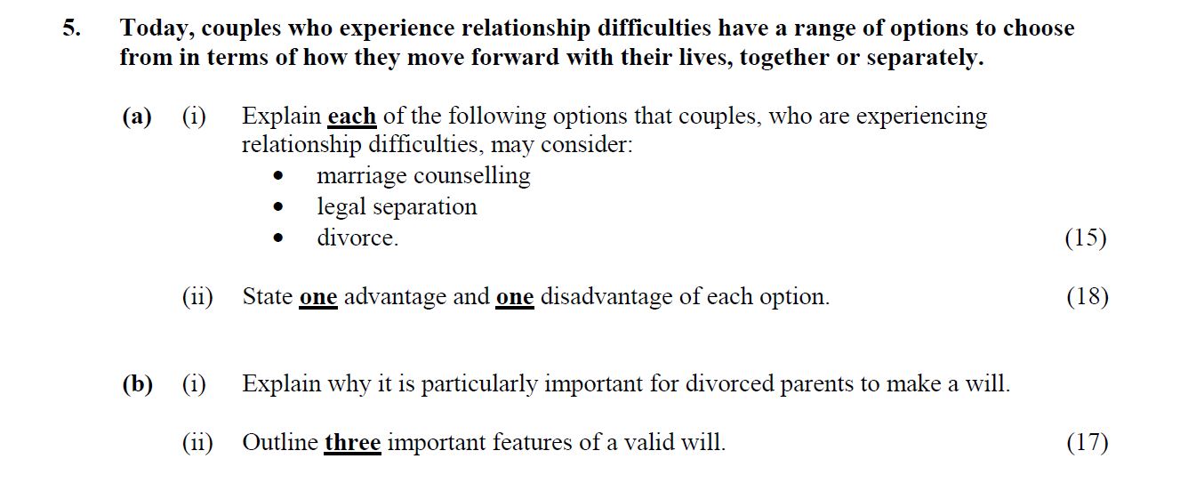 Today,-couples-who-experience-relationship-difficulties-have-a-range-of-options-to-choose-from-in-terms-of-how-they-move-forward-with-their-lives,-together-or-separately-Leaving Cert Home Economics-Question 5-2011.png