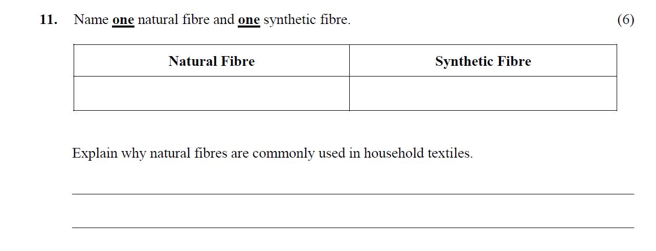 Name-one-natural-fibre-and-one-synthetic-fibre-Leaving Cert Home Economics-Question 11-2014.png