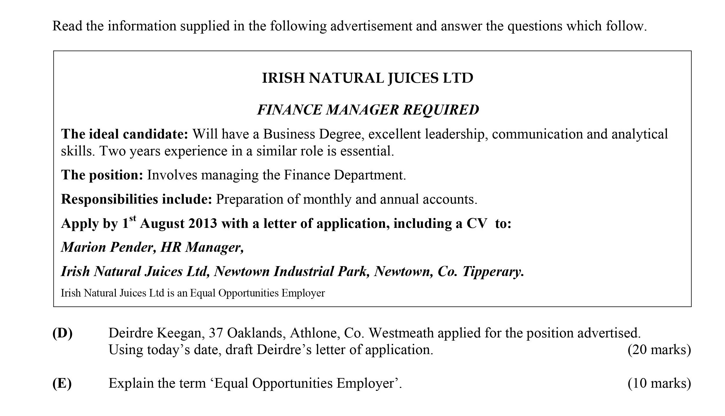 Read-the-information-supplied-in-the-following-advertisement-and-answer-the-questions-which-follow-Leaving Cert Business-Question D-2013.png