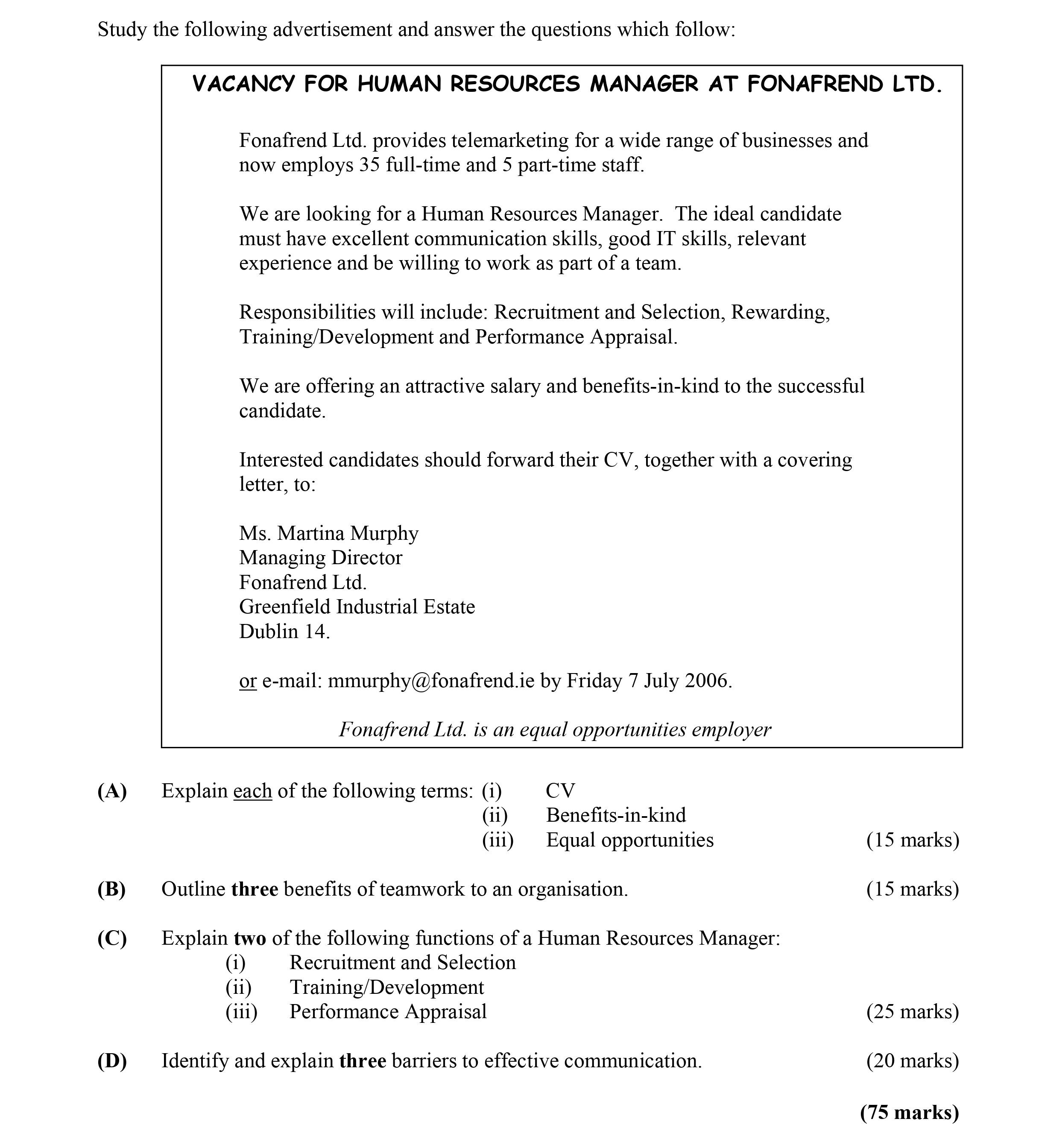 VACANCY-FOR-HUMAN-RESOURCES-MANAGER-AT-FONAFREND-LTD-Leaving Cert Business-Question 1-2006.png