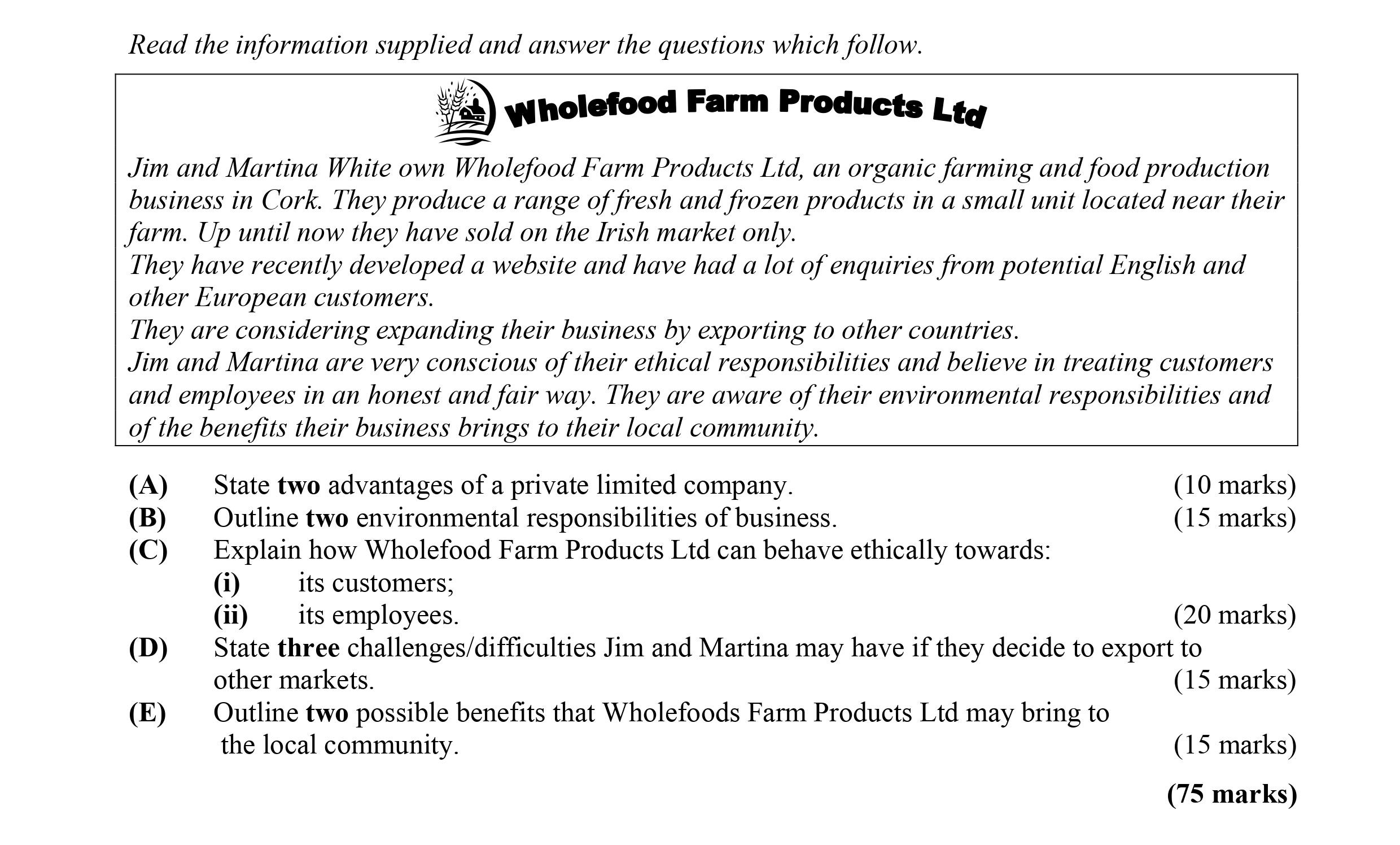 Jim-and-Martina-White-own-Wholefood-Farm-Products-Ltd,-an-organic-farming-and-food-production-business-in-Cork-Leaving Cert Business-Question 2-2010.png