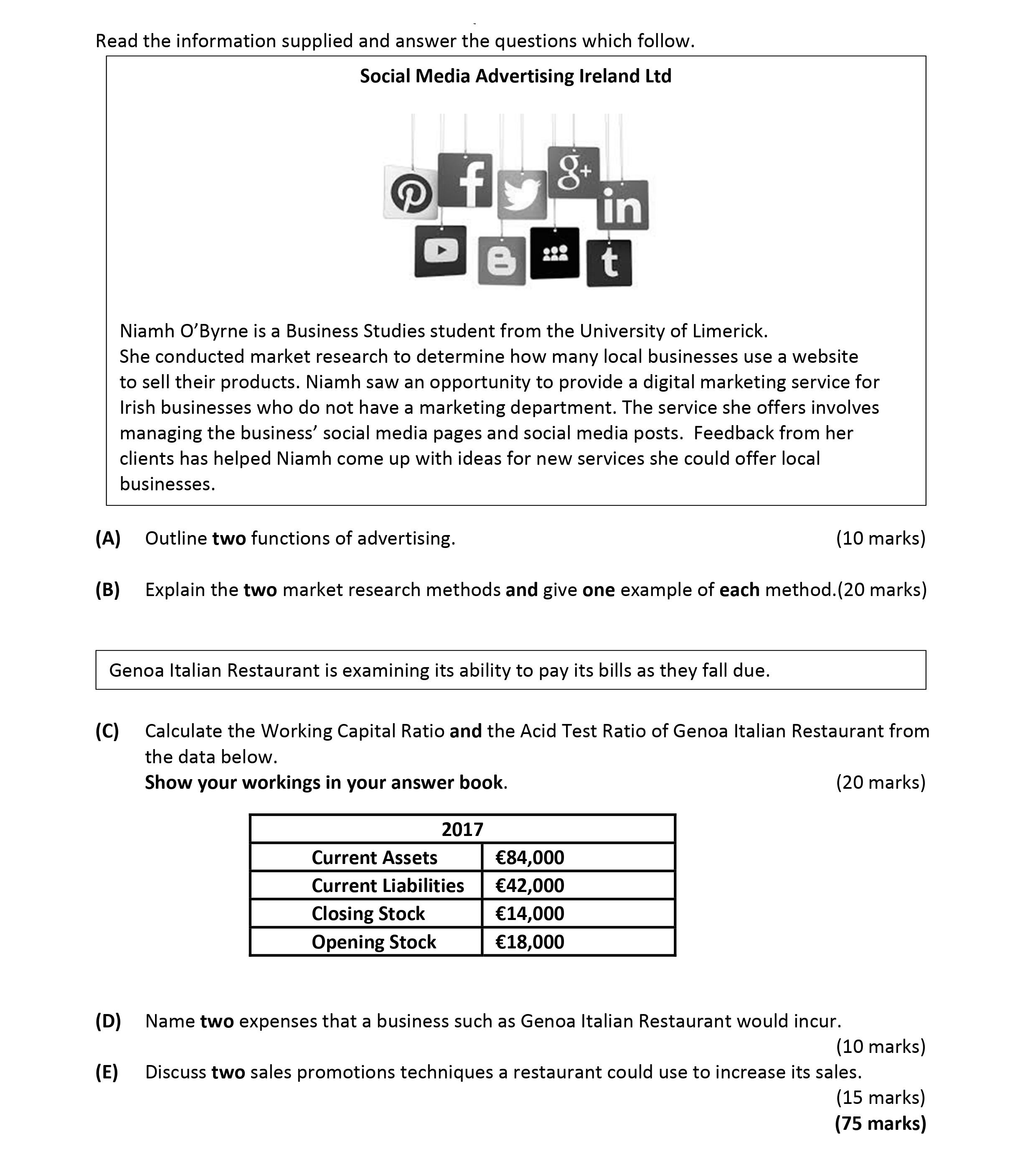 Read-the-information-supplied-and-answer-the-questions-which-follow-Leaving Cert Business-Question Question 1-2018.png