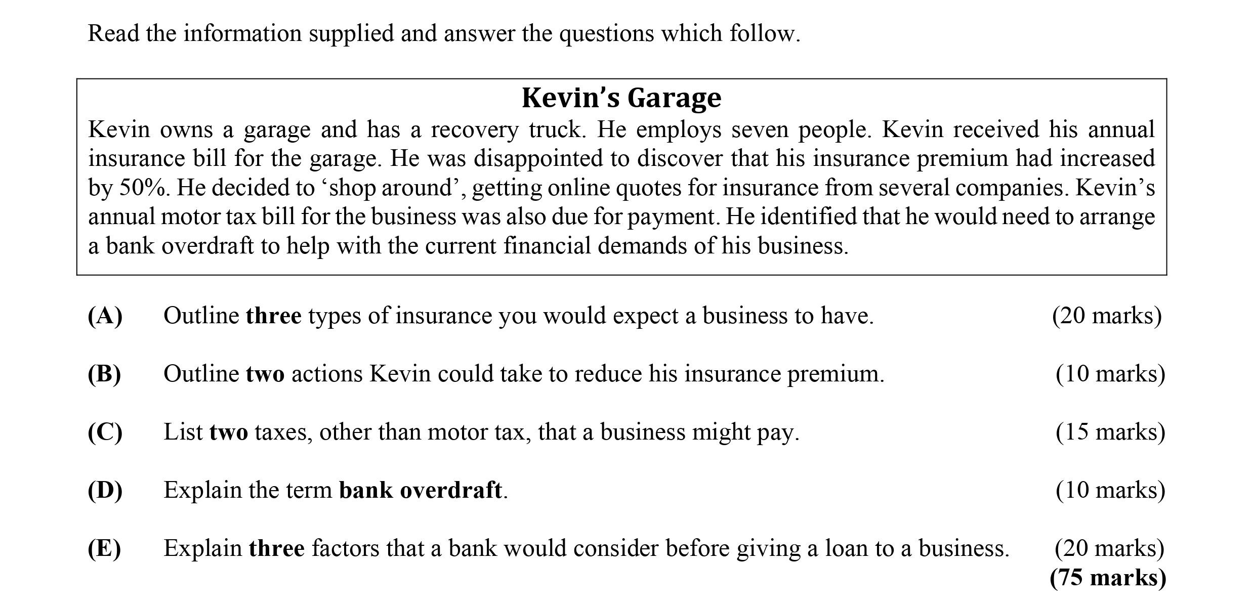 Kevin-owns-a-garage-and-has-a-recovery-truck-Leaving Cert Business-Question A-2016.png
