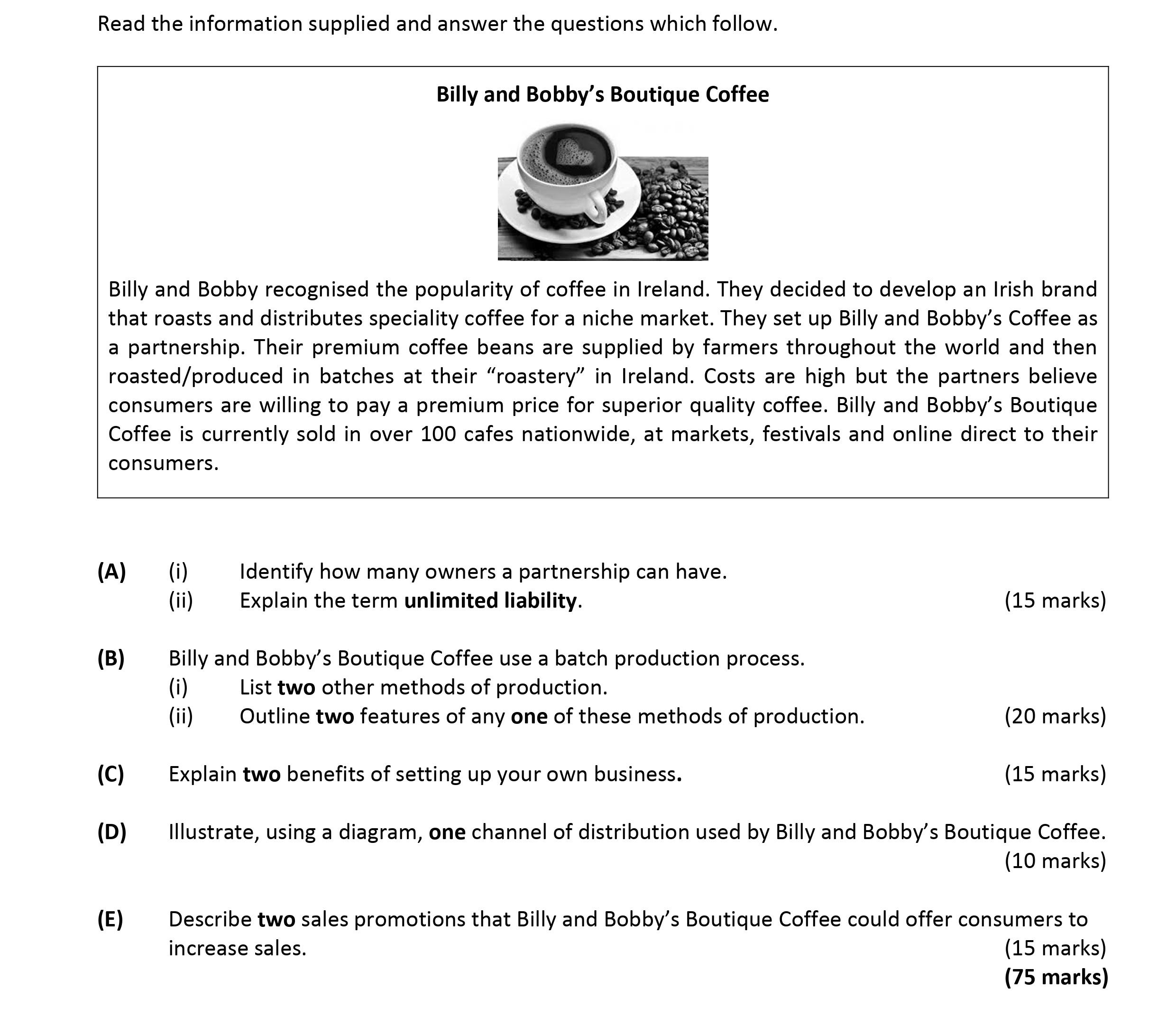 Billy-and-Bobby-recognised-the-popularity-of-coffee-in-Ireland-Leaving Cert Business-Question A-2017.png