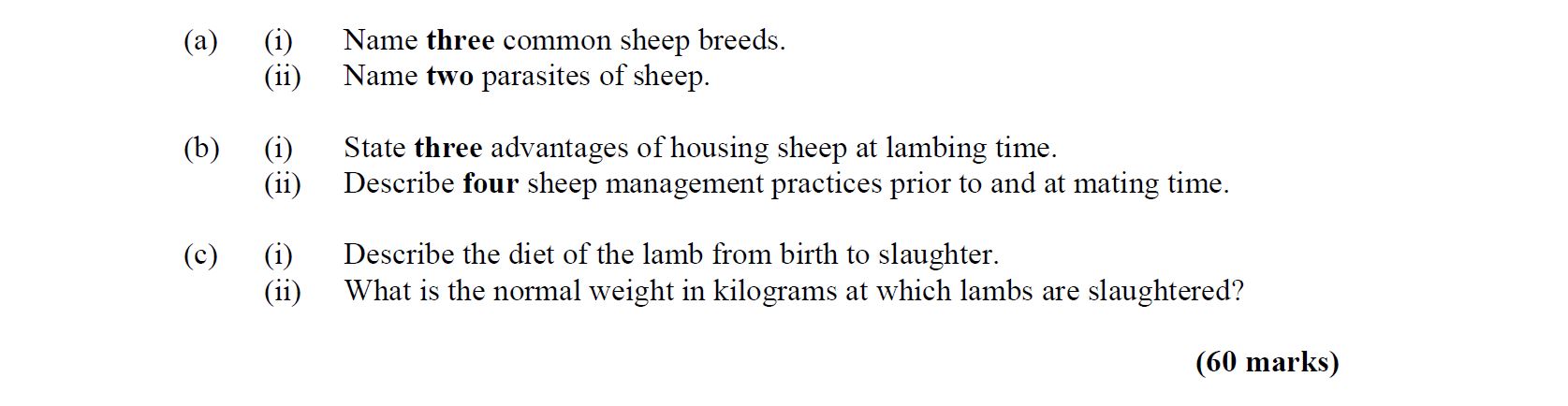 a)-(i)-Name-three-common-sheep-breeds-Leaving Cert Agricultural Science-Question Question 1-2012.png