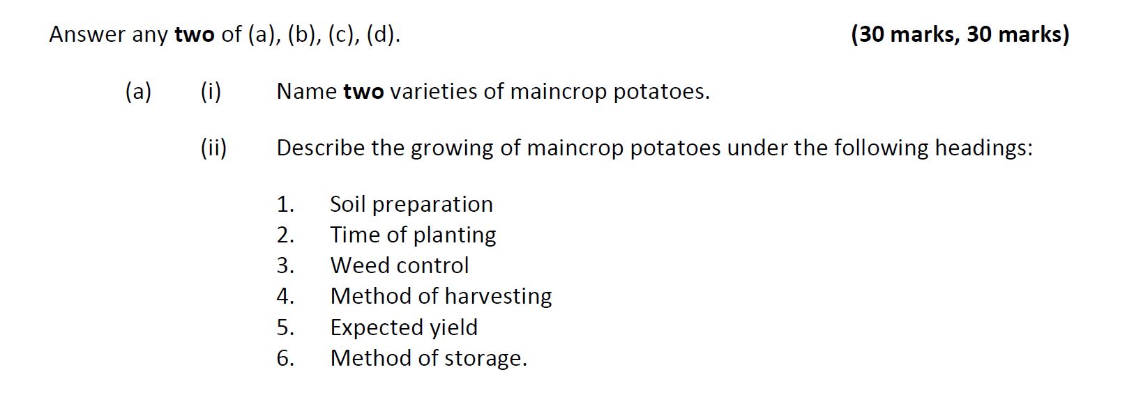 Name-two-varieties-of-maincrop-potatoes-Leaving Cert Agricultural Science-Question a-2019.png