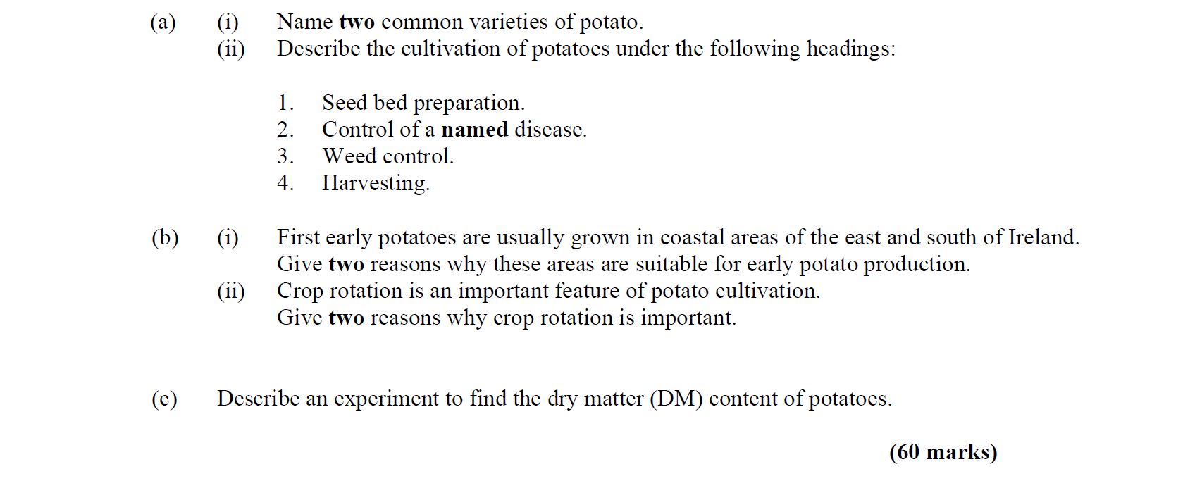 a)-(i)-Name-two-common-varieties-of-potato-Leaving Cert Agricultural Science-Question 1-2012.png