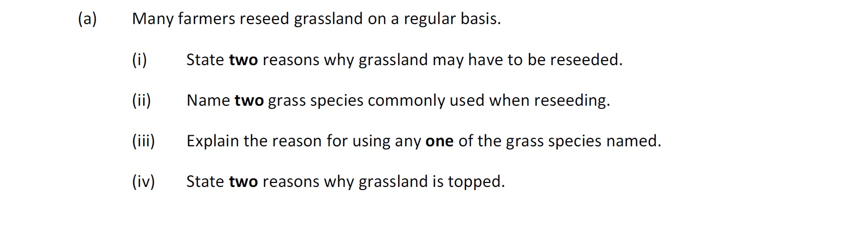 Many-farmers-reseed-grassland-on-a-regular-basis-Leaving Cert Agricultural Science-Question a-2019.png