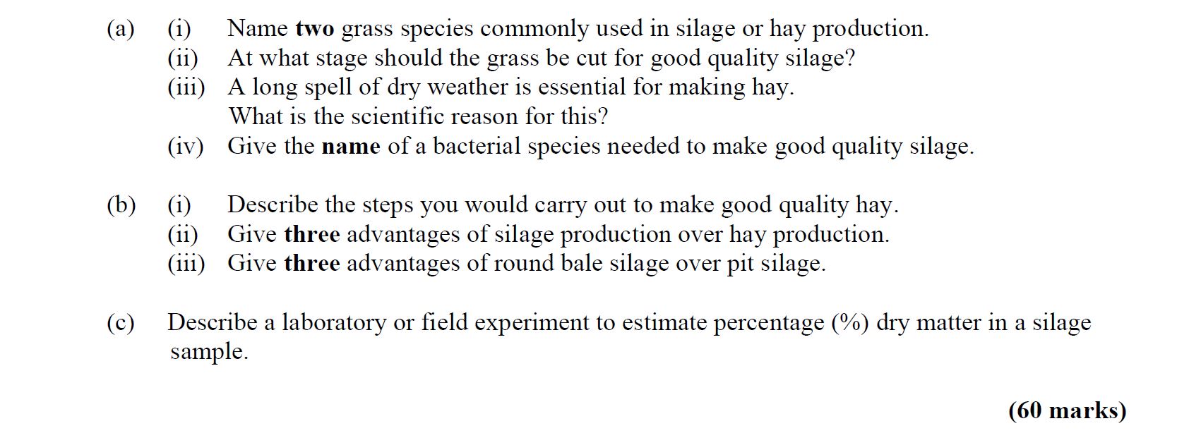 8.-(a)-(i)-Name-two-grass-species-commonly-used-in-silage-or-hay-production-Leaving Cert Agricultural Science-Question 8-2015.png