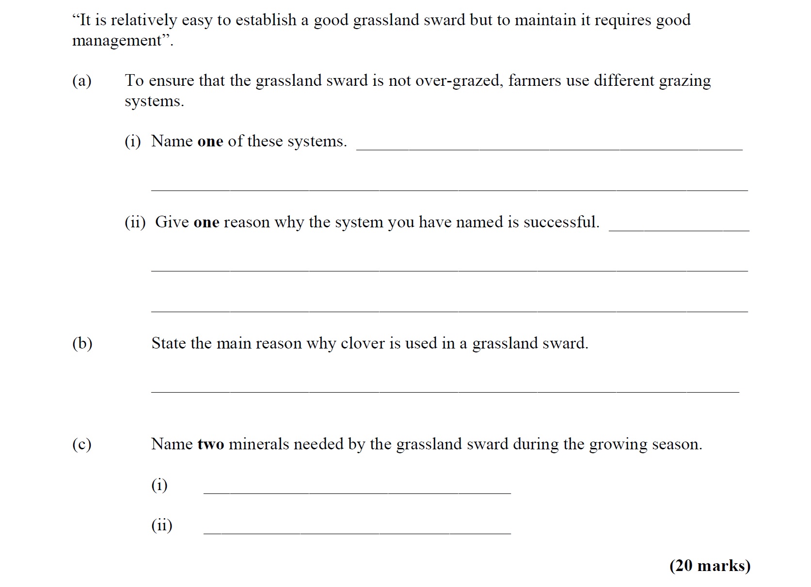 To-ensure-that-the-grassland-sward-is-not-over-grazed,-farmers-use-different-grazing-systems-Leaving Cert Agricultural Science-Question a-2006.png