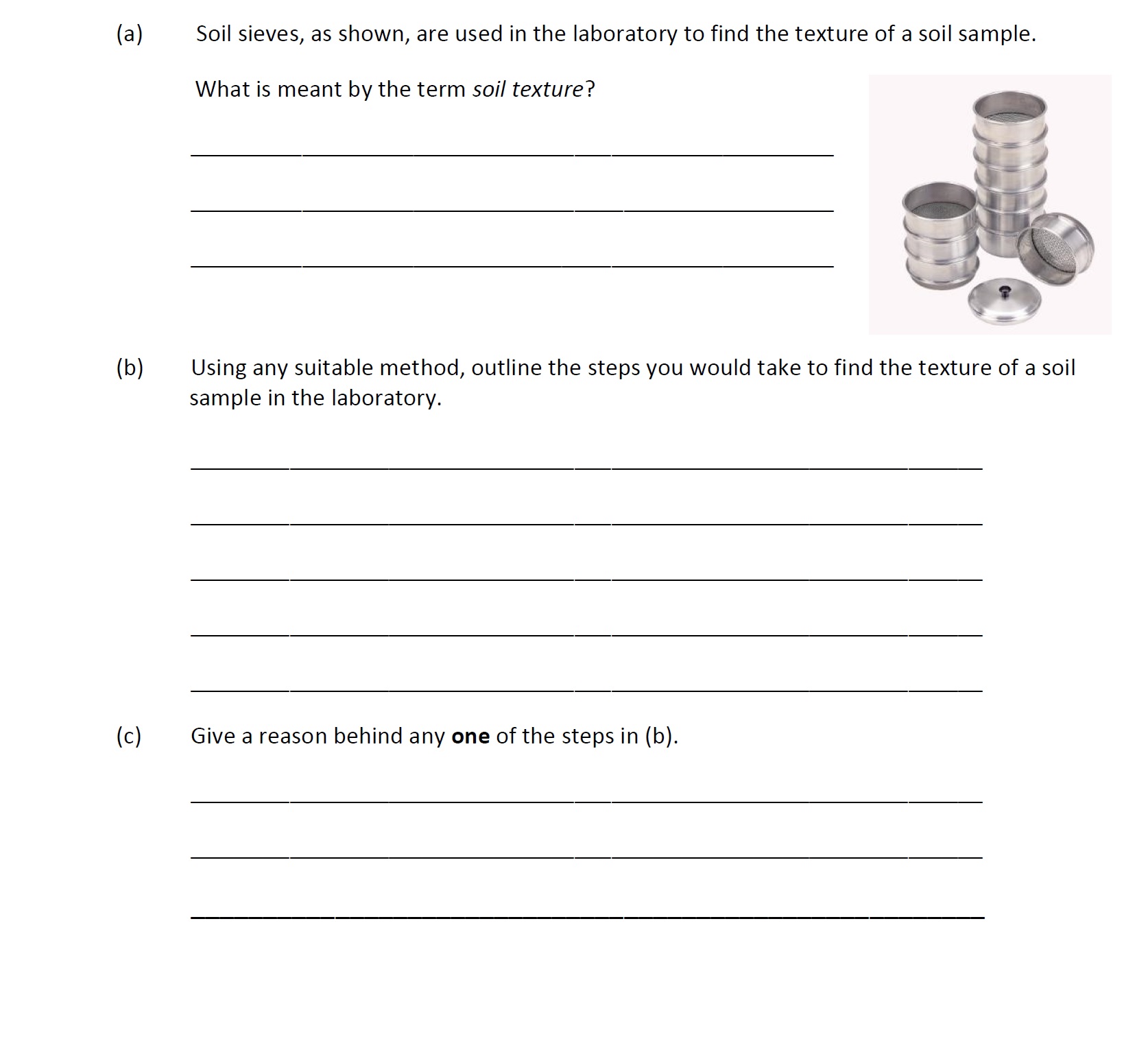 Soil-sieves,-as-shown,-are-used-in-the-laboratory-to-find-the-texture-of-a-soil-sample-Leaving Cert Agricultural Science-Question 1-2020.png