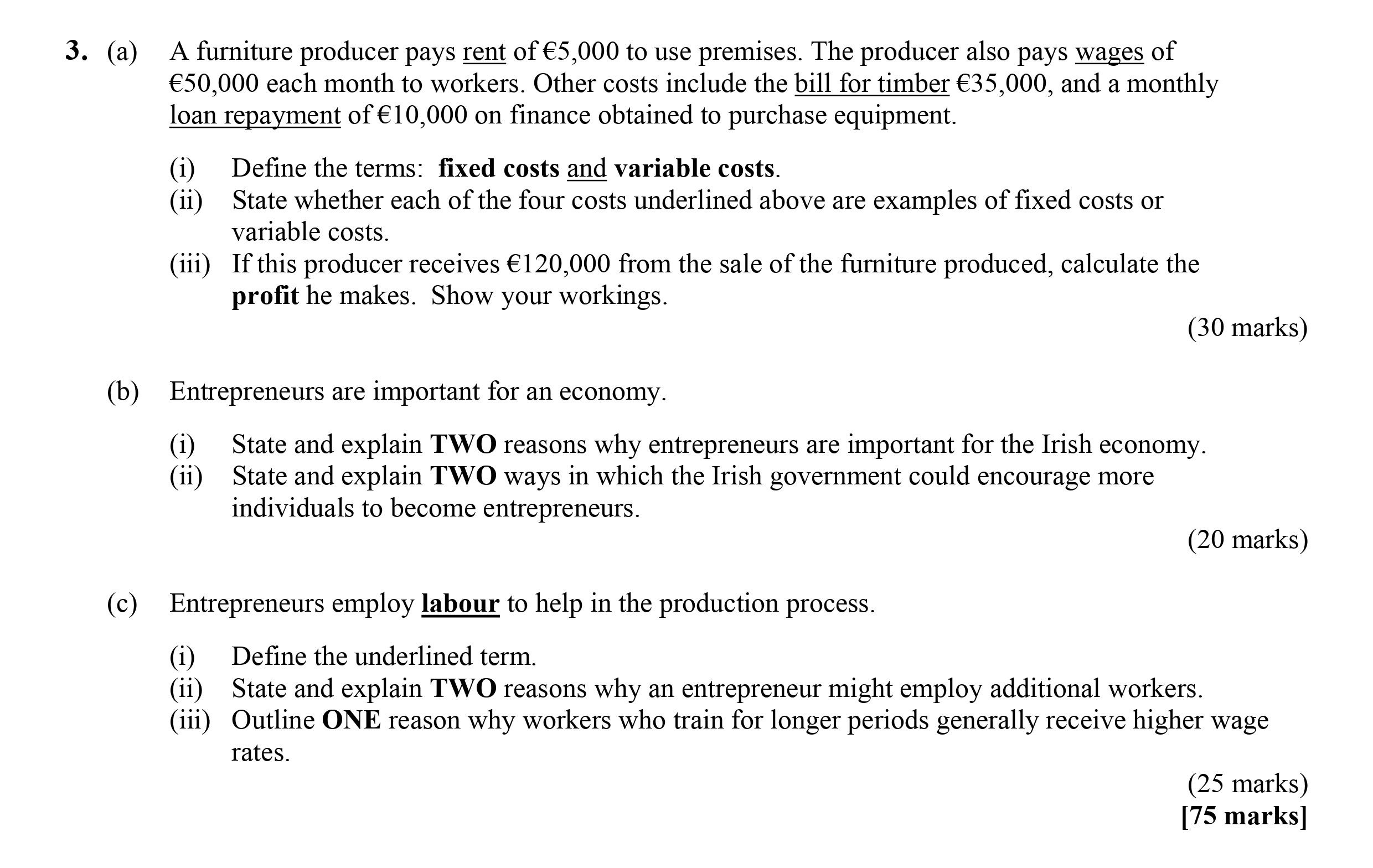A-furniture-producer-pays-rent-of-€5,000-to-use-premises-Leaving Cert Economics-Question 3-2007.png