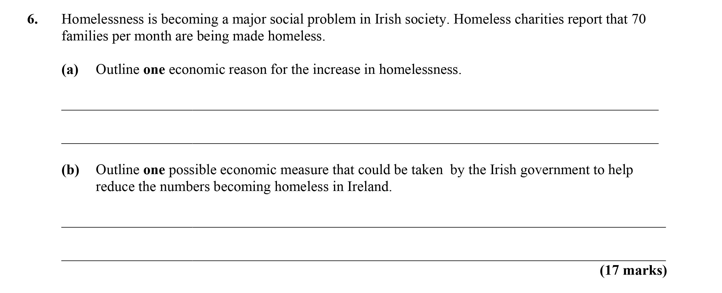 Homelessness-is-becoming-a-major-social-problem-in-Irish-society-Leaving Cert Economics-Question 6-2016.png