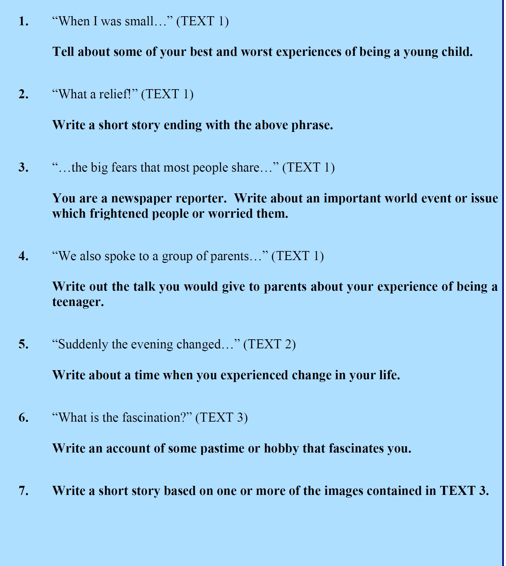 “What-a-relief!”-(TEXT-1)--Write-a-short-story-ending-with-the-above-phrase.-Leaving Cert English-Question 2-2006.png