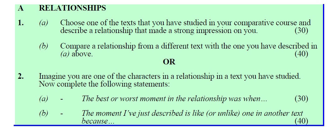 Choose-one-of-the-texts-that-you-have-studied-in-your-comparative-course-and-describe-a-relationship-that-made-a-strong-impression-on-you-Leaving Cert English-Question 1-2002.png