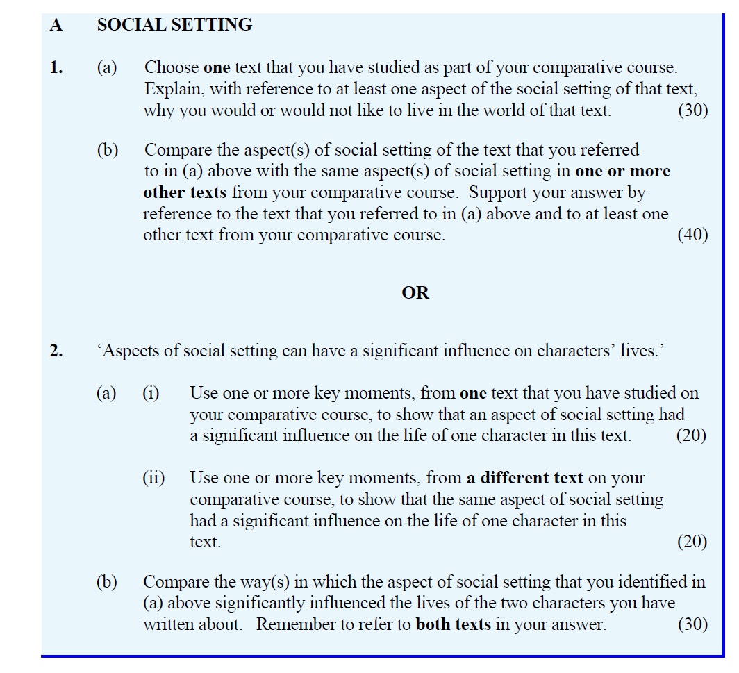 Choose-one-text-that-you-have-studied-as-part-of-your-comparative-course-Leaving Cert English-Question 1-2013.png