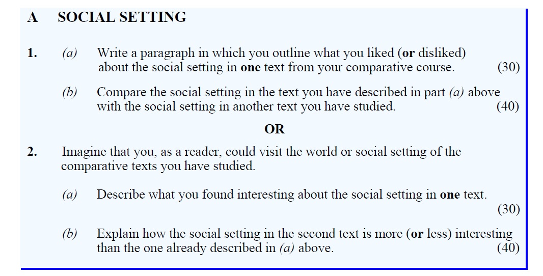 Write-a-paragraph-in-which-you-outline-what-you-liked-(or-disliked)-about-the-social-setting-in-one-text-from-your-comparative-course-Leaving Cert English-Question 1-2009.png